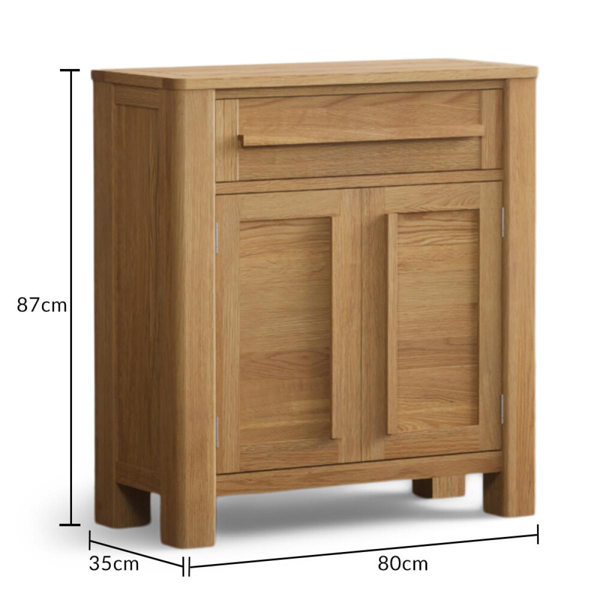 Eclipse Solid Oak Hallway Sideboard – image 6