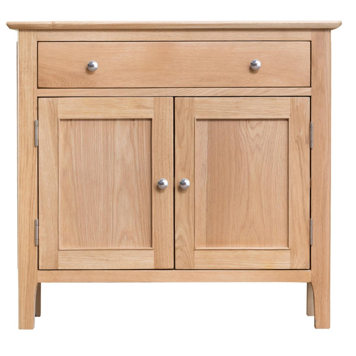 Sadie 2 Door 1 Drawer Oak Sideboard – image 3