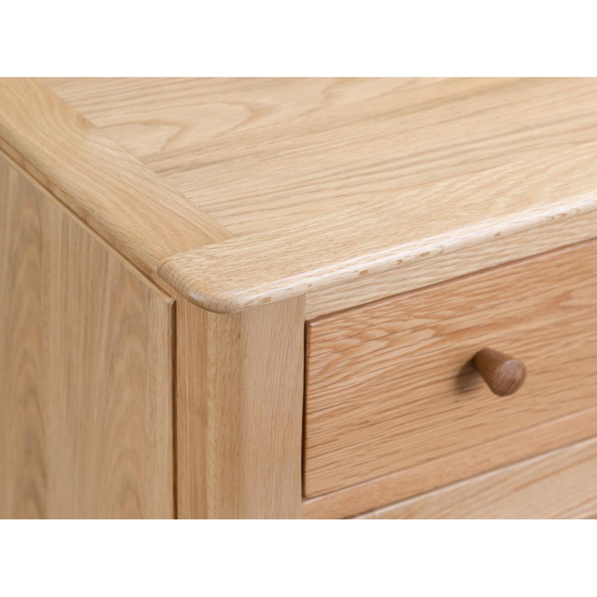 Sadie 2 Door 1 Drawer Oak Sideboard – image 4