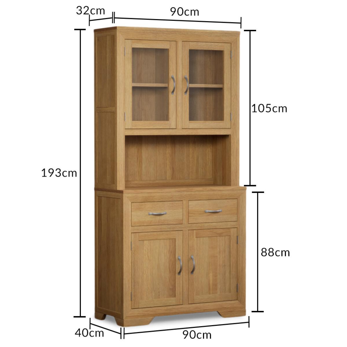 Mitre Solid Oak Small Dresser – image 5