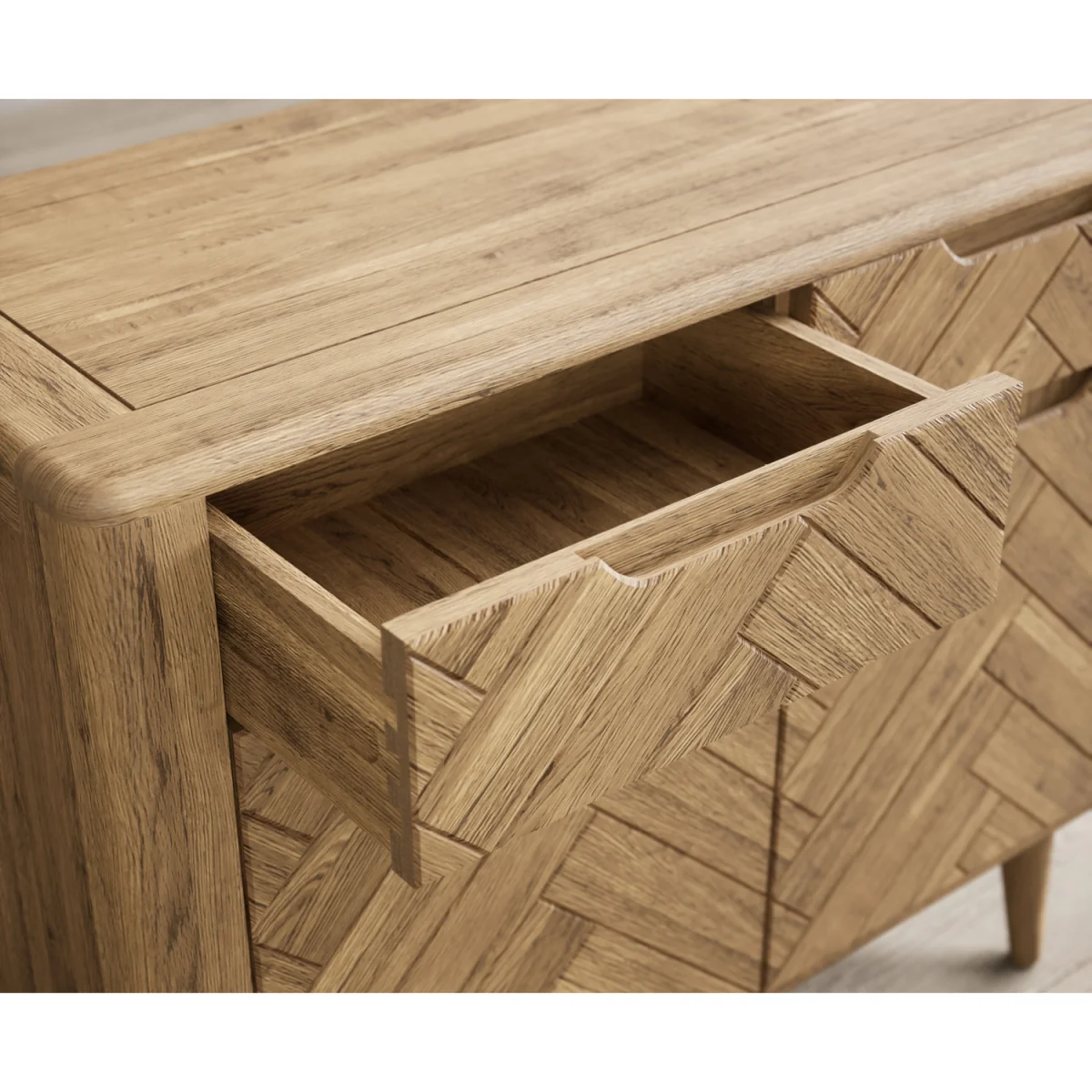 Parven Solid Oak Small Sideboard – image 7