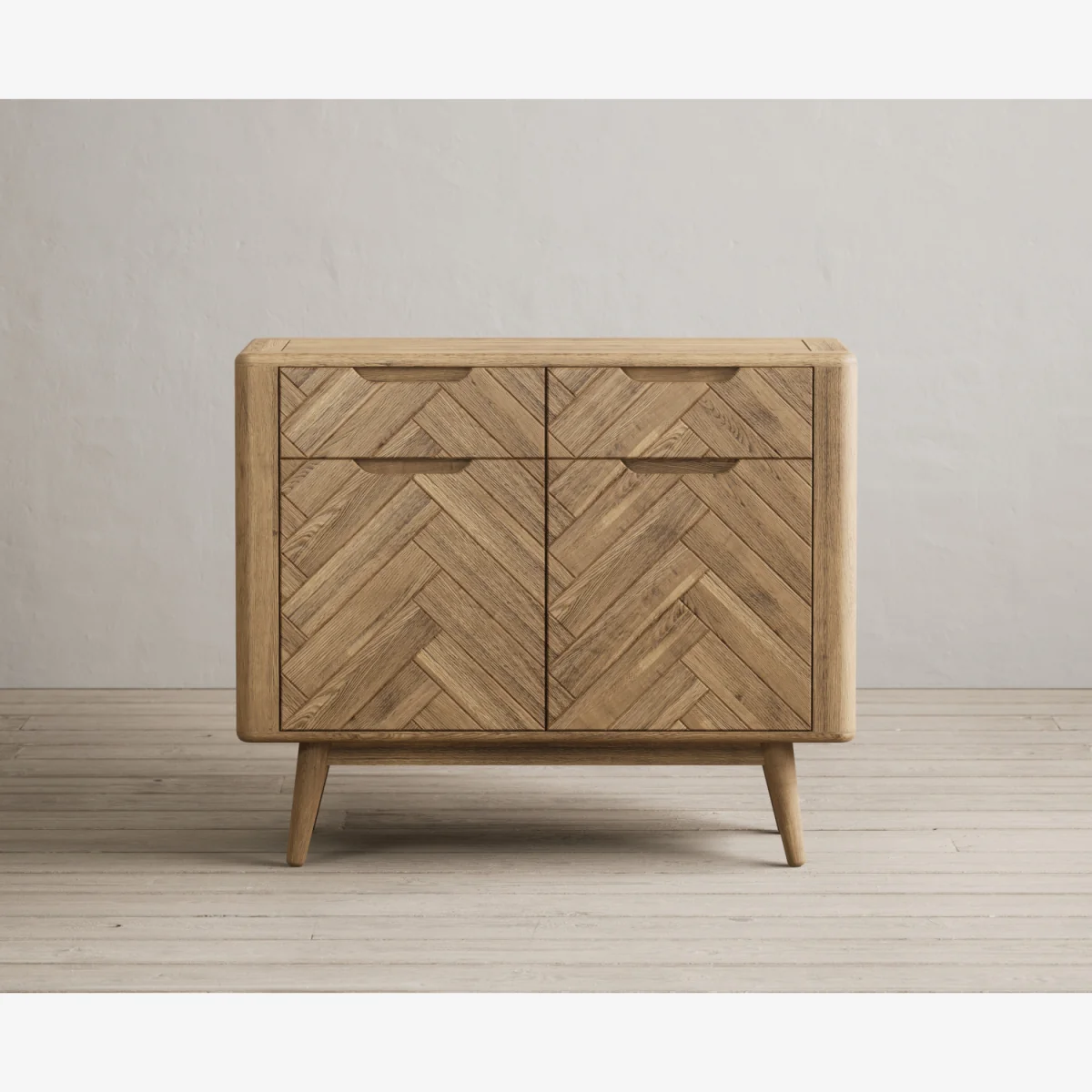 Parven Solid Oak Small Sideboard – image 1