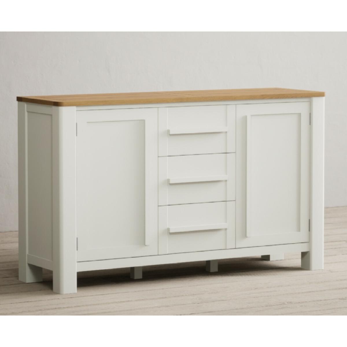 Eclipse Oak and Chalk White painted Large Sideboard – image 3