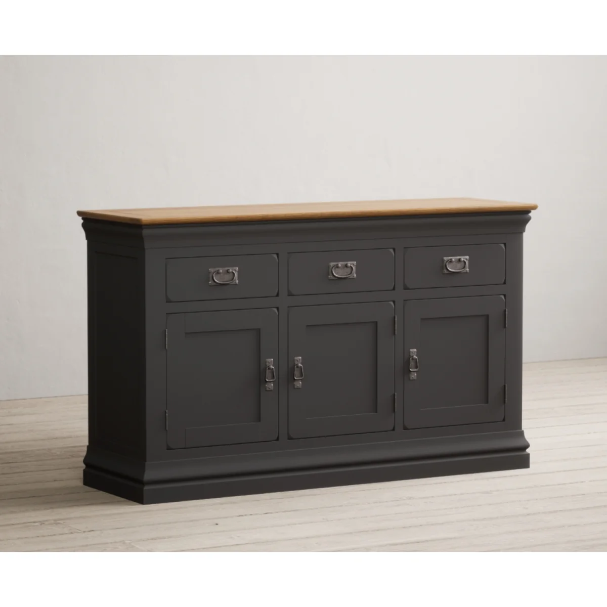 Charwood Oak and Charcoal Painted Large Sideboard – image 3