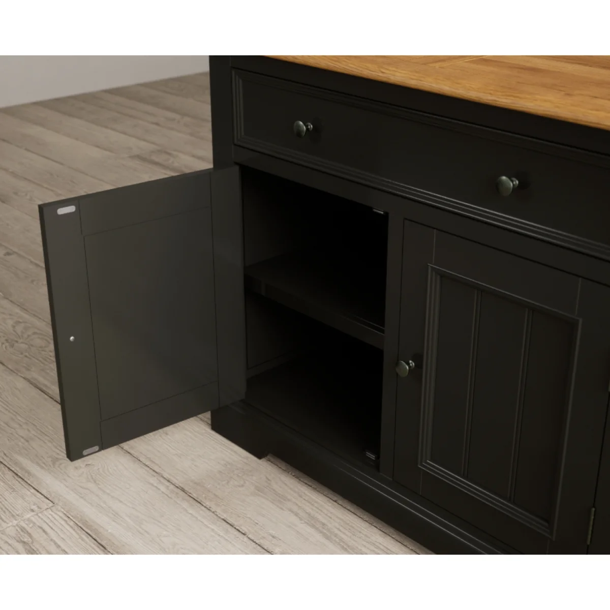Charlton Oak and Black Painted Small Sideboard – image 6