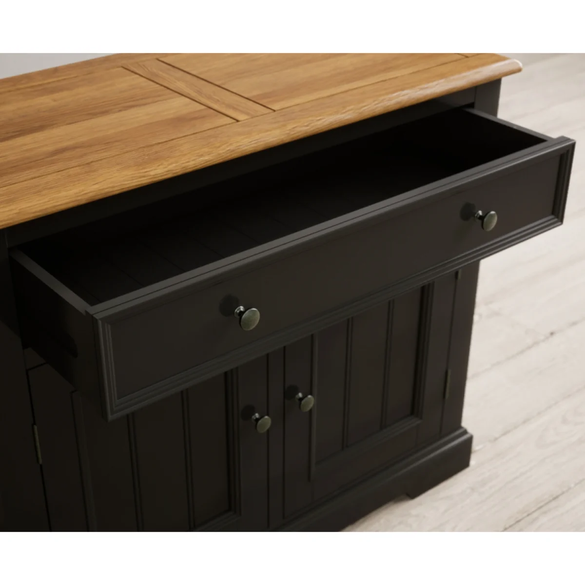 Charlton Oak and Black Painted Small Sideboard – image 7