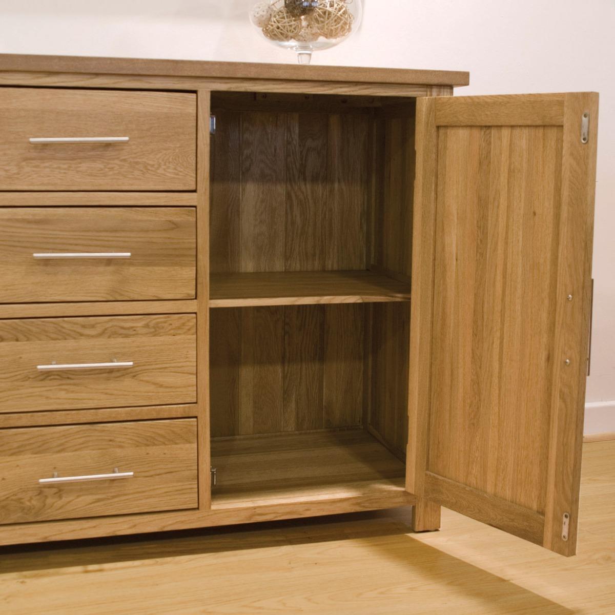 Rohan 130cm Oak Large Sideboard – image 2