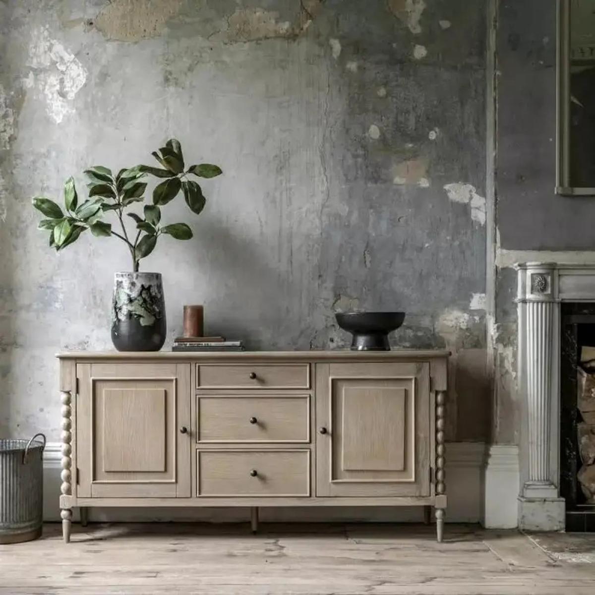 Gallery Interiors Abingdon 2 Door 3 Drawer Sideboard – image 3