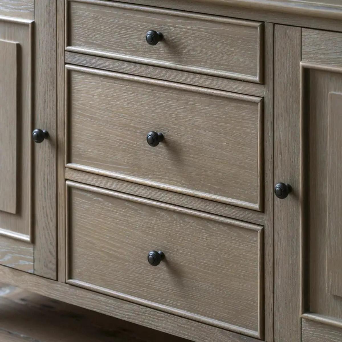 Gallery Interiors Abingdon 2 Door 3 Drawer Sideboard – image 4