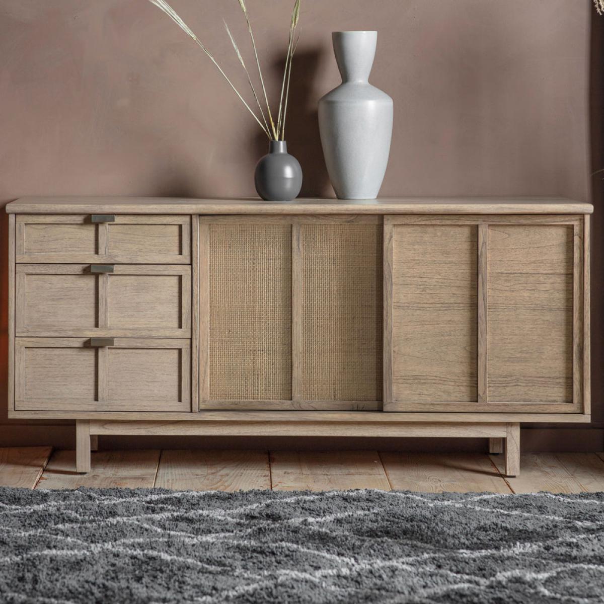 Gallery Direct Kyoto 3 Drawer 2 Door Sideboard – image 11