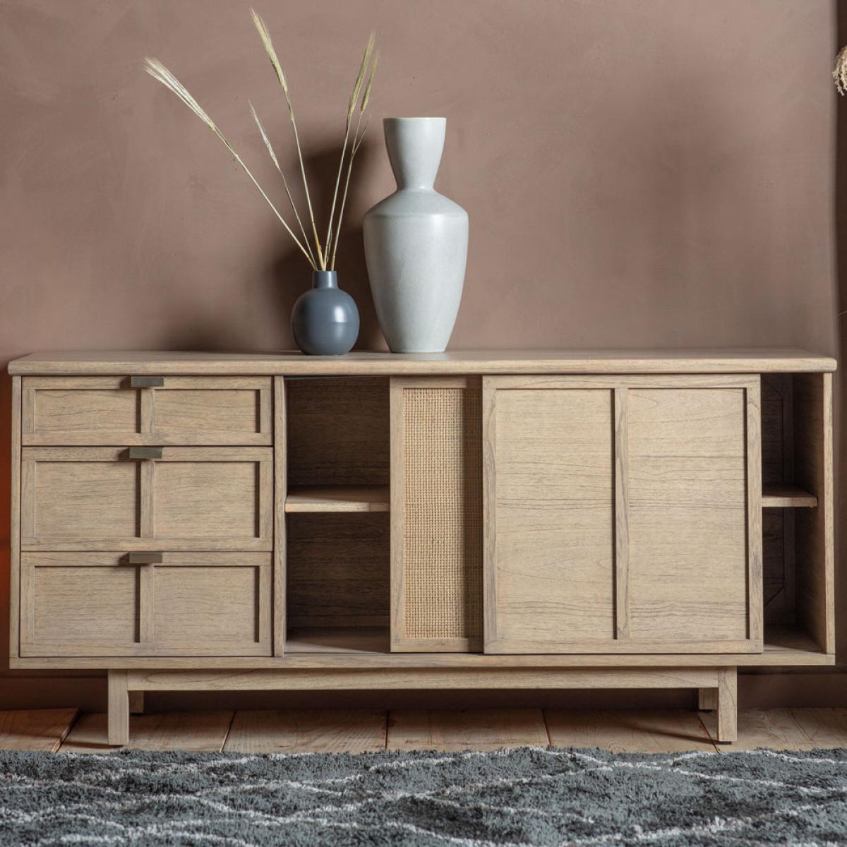 Gallery Direct Kyoto 3 Drawer 2 Door Sideboard – image 10