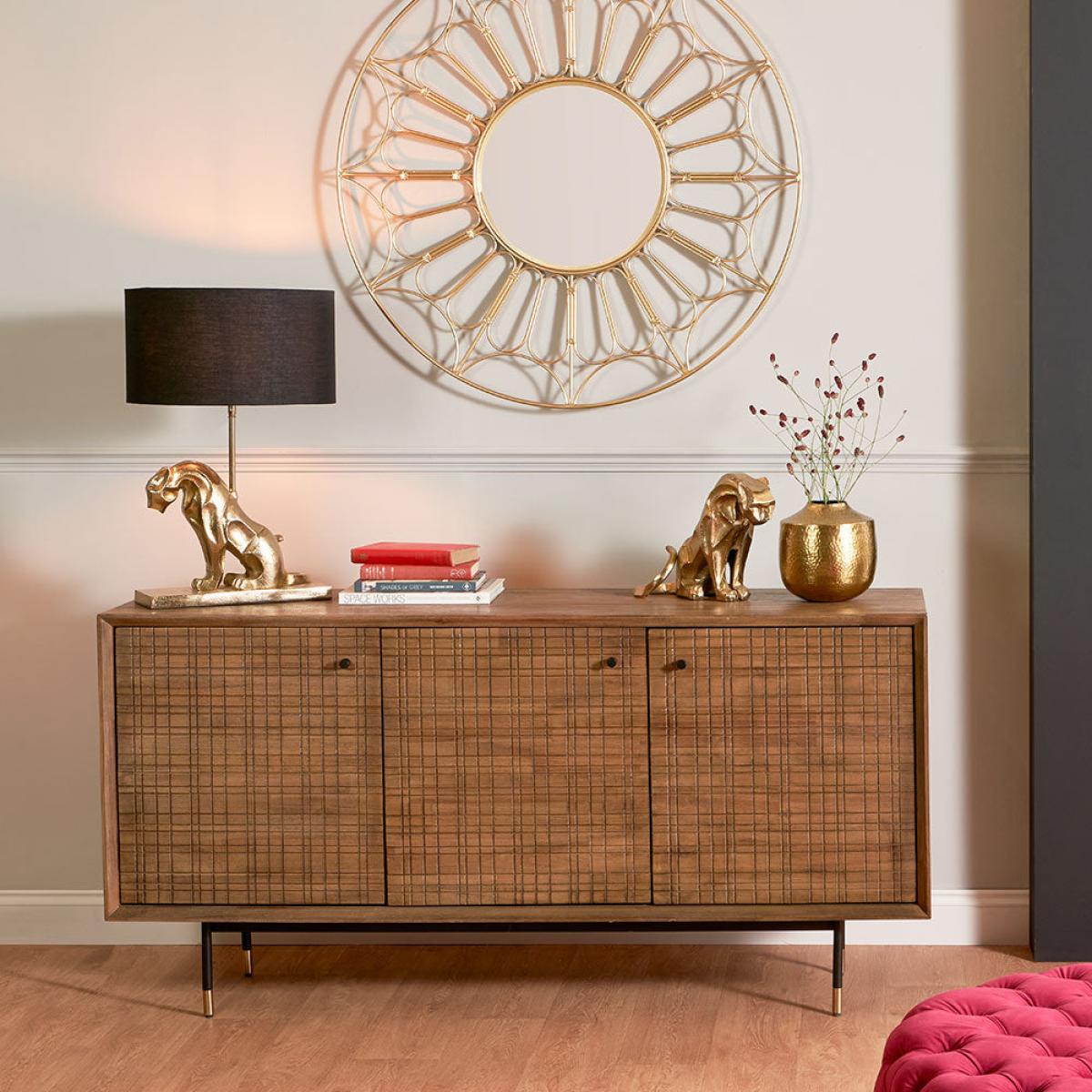 Olivia's Ava 3 Door Sideboard in Acacia Wood – image 2