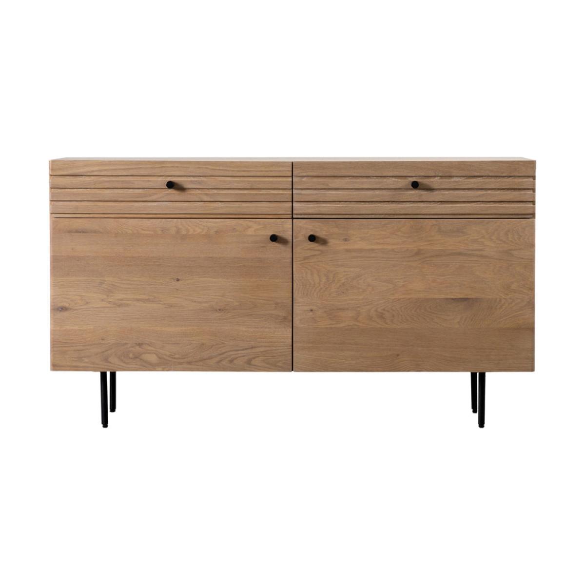 Gallery Interiors Okayama 2 Drawer 2 Door Sideboard in Natural – image 2