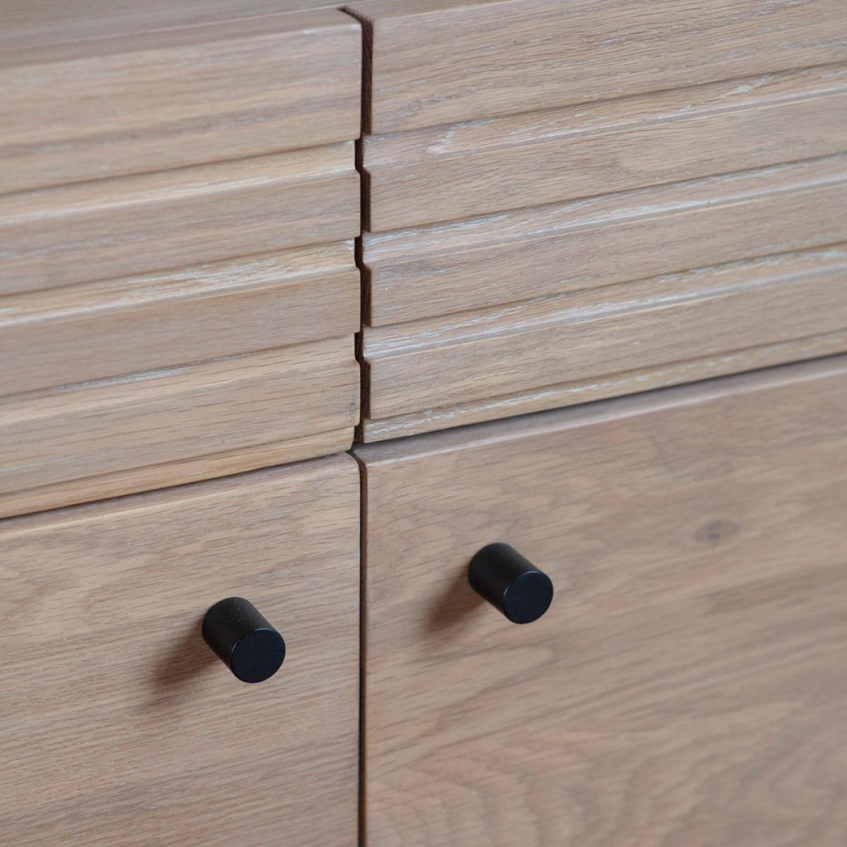 Gallery Interiors Okayama 2 Drawer 2 Door Sideboard in Natural – image 4