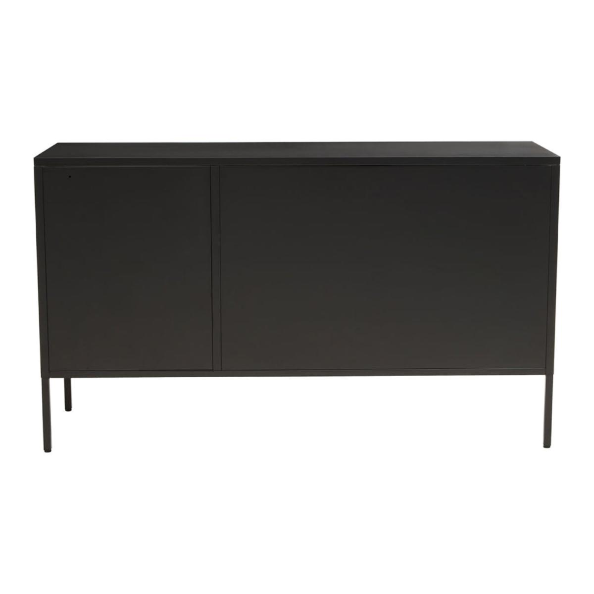 Olivia's Soft Industrial Collection - Ariella Three Door Sideboard in Black – image 5