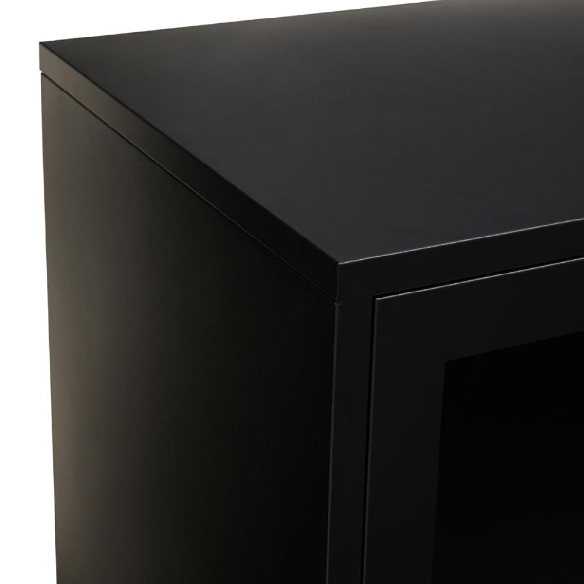 Olivia's Soft Industrial Collection - Ariella Three Door Sideboard in Black – image 8