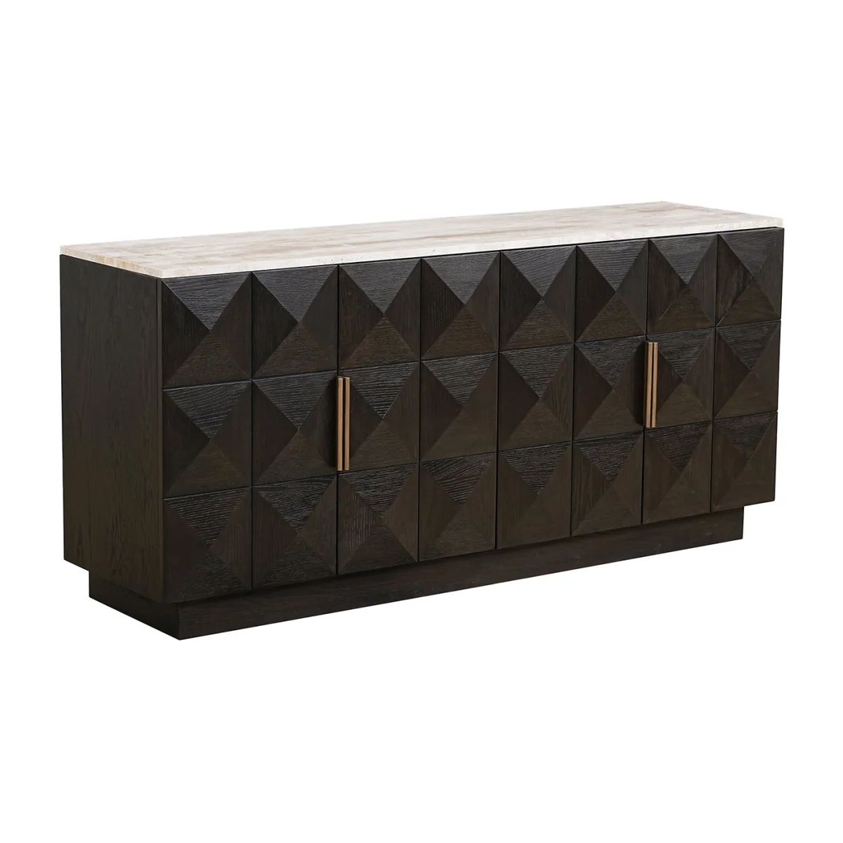 Richmond Interiors Claremont 4 Door Brown Sideboard