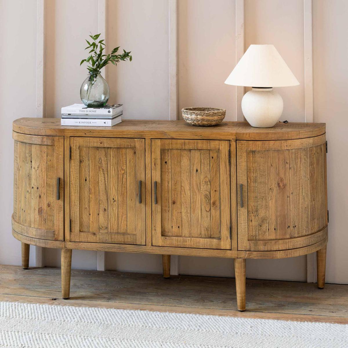 Garden Trading Ashwell Curved Sideboard Natural – image 2
