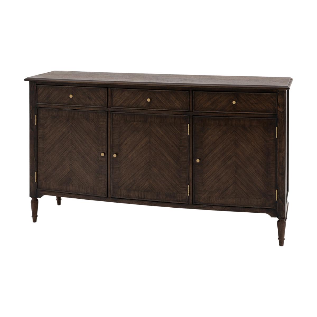 Gallery Interiors Melody 3 Door/3 Drawer Sideboard in Brown – image 2