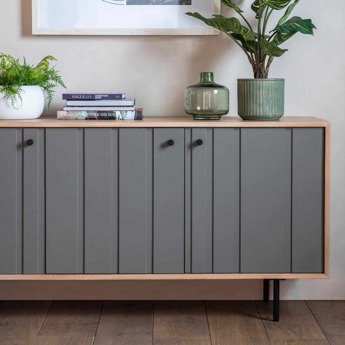 Gallery Direct Fuji 3 Door Sideboard Natural – image 4