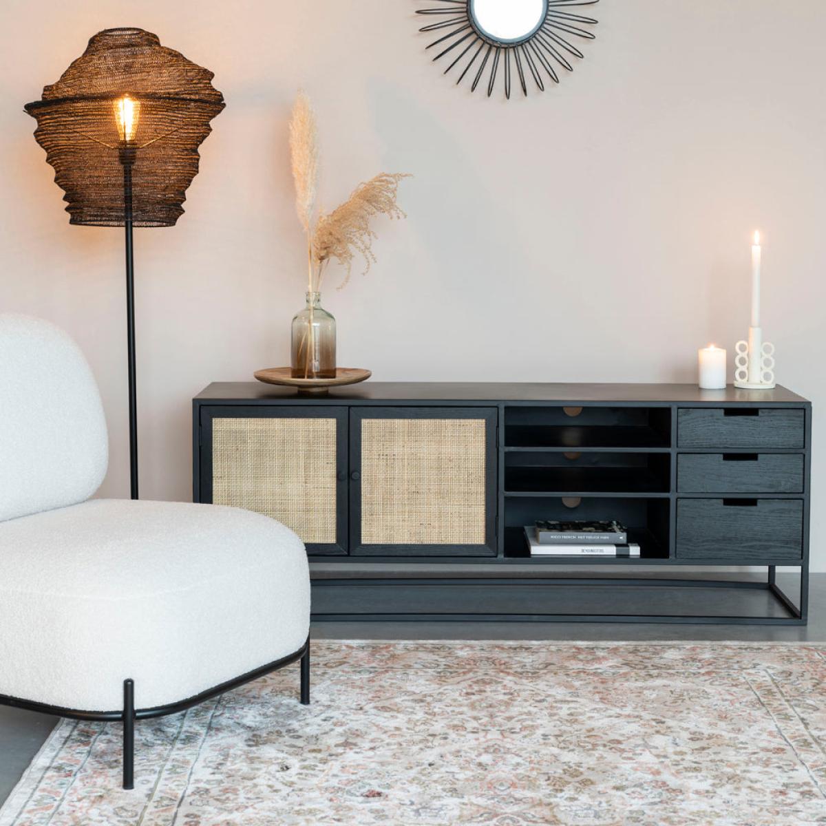 Olivia's Nordic Living Collection Guy Sideboard in Black – image 2