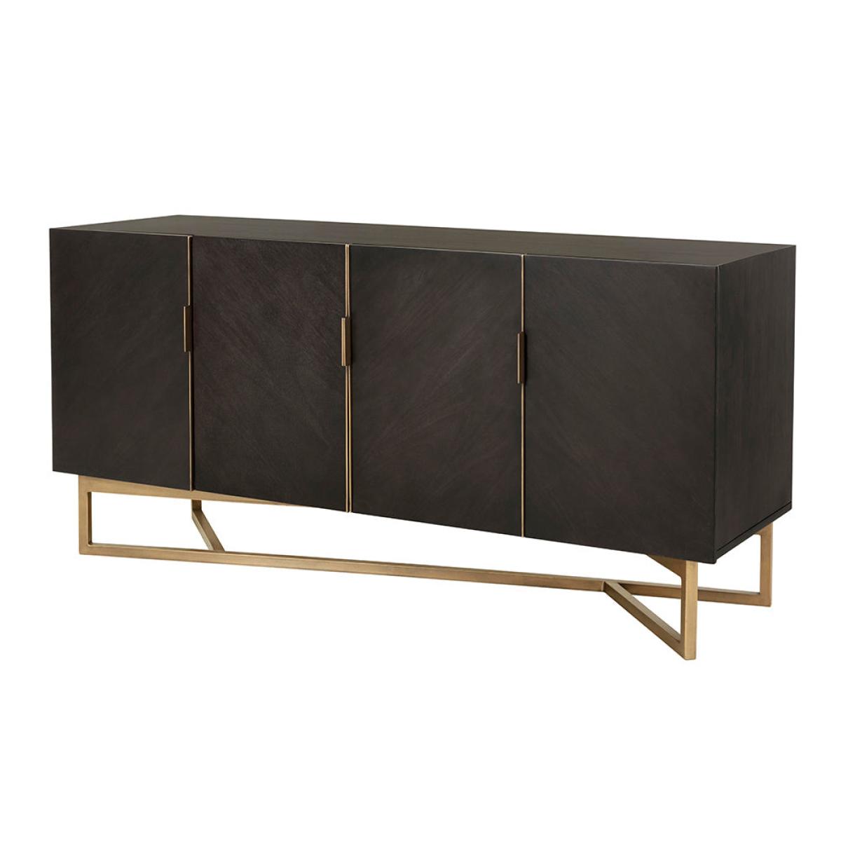 Olivia's Overbury Chocolate Brown Sideboard – image 2