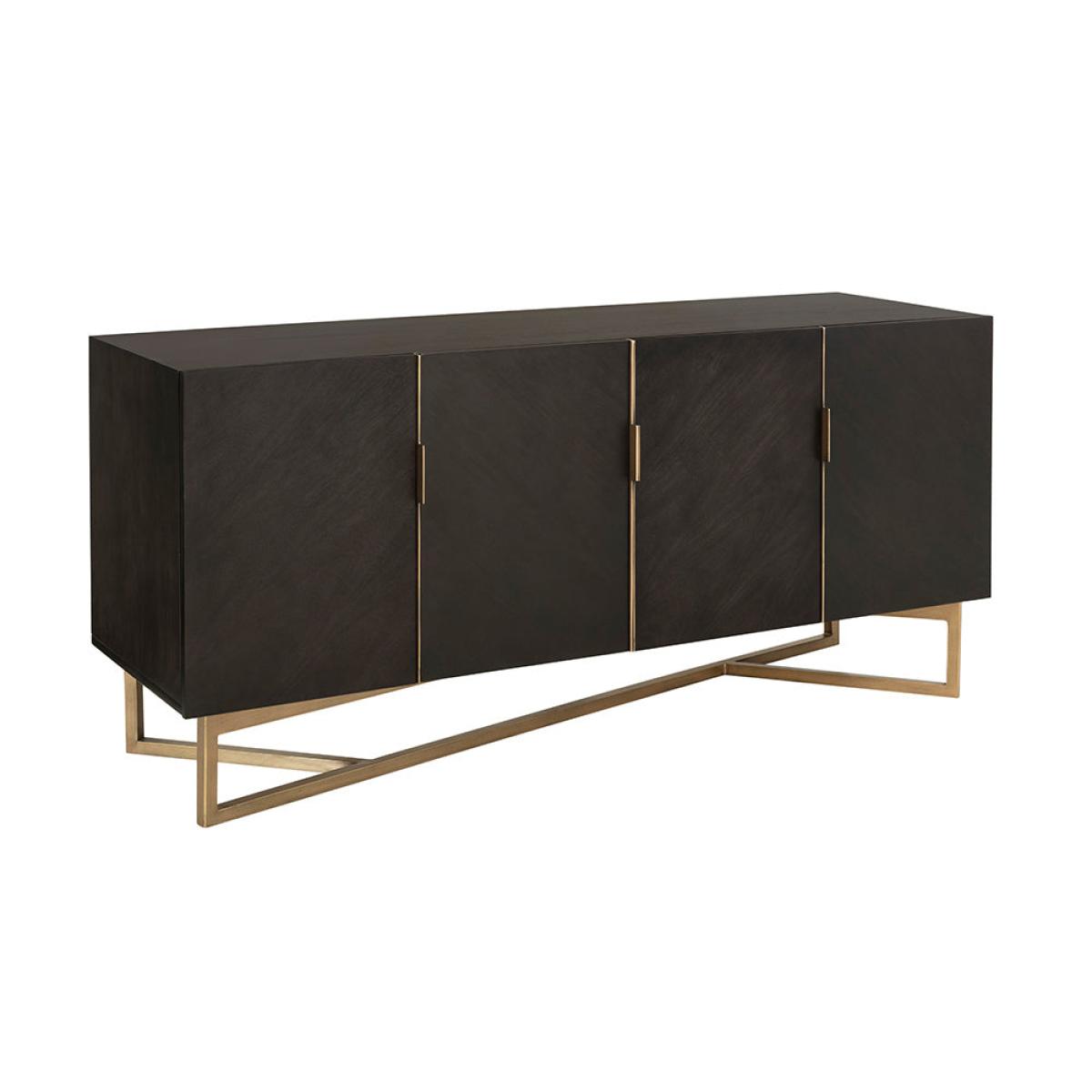 Olivia's Overbury Chocolate Brown Sideboard – image 3
