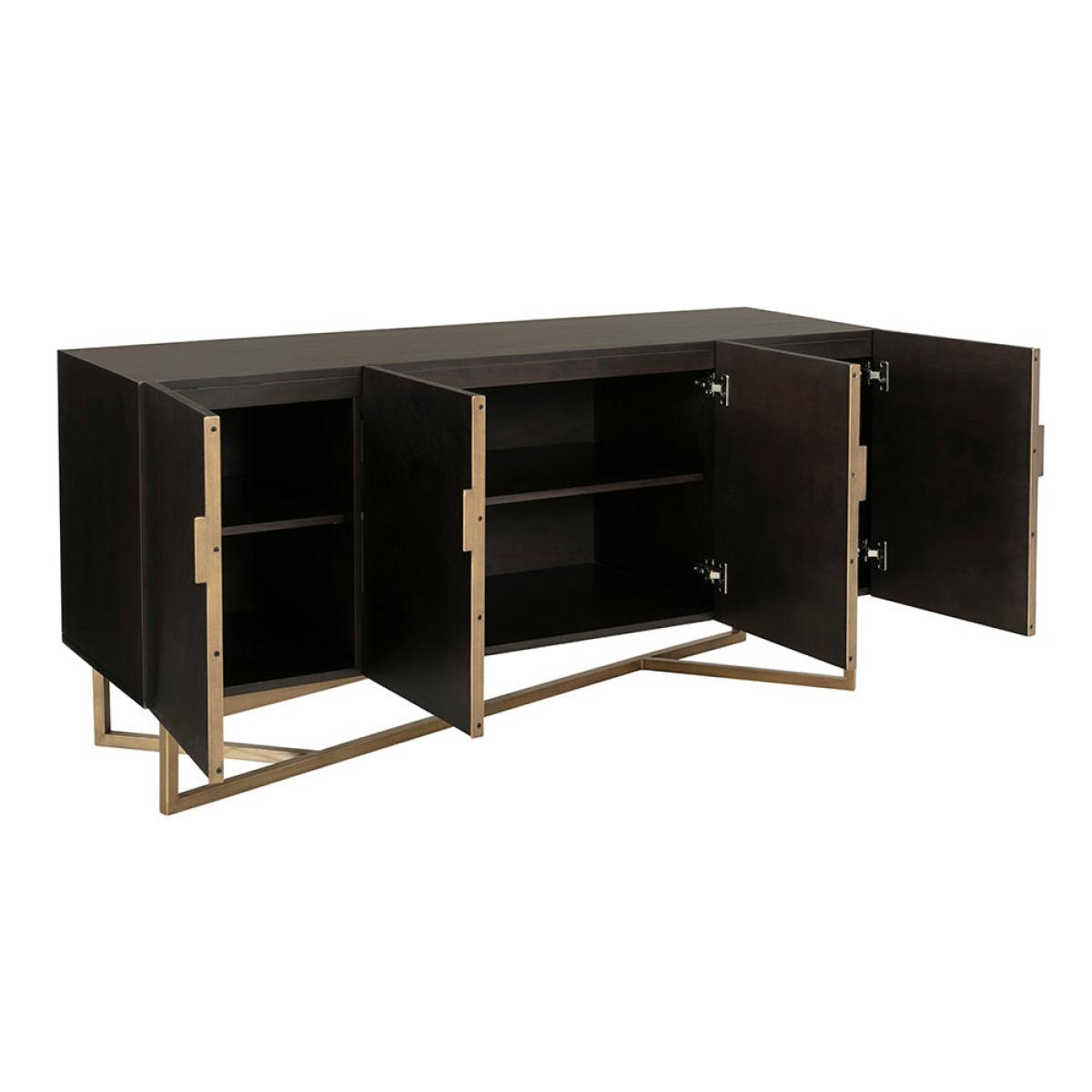Olivia's Overbury Chocolate Brown Sideboard – image 5