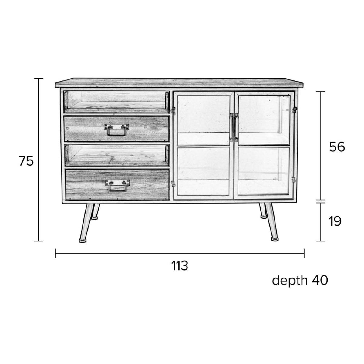 Olivia's Nordic Living Collection - Dana Sideboard in Brown – image 9