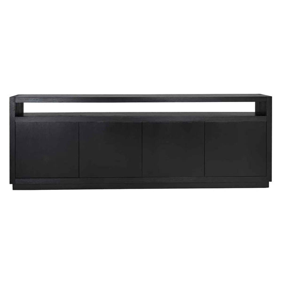 Richmond Oakura 4 Doors Black Sideboard | Outlet – image 3