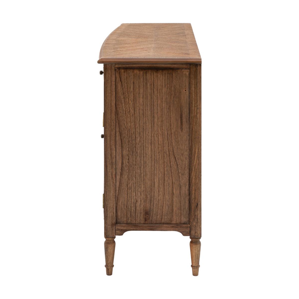 Gallery Interiors Highgate 3 Door 3 Drawer Sideboard in Natural Wood – image 3