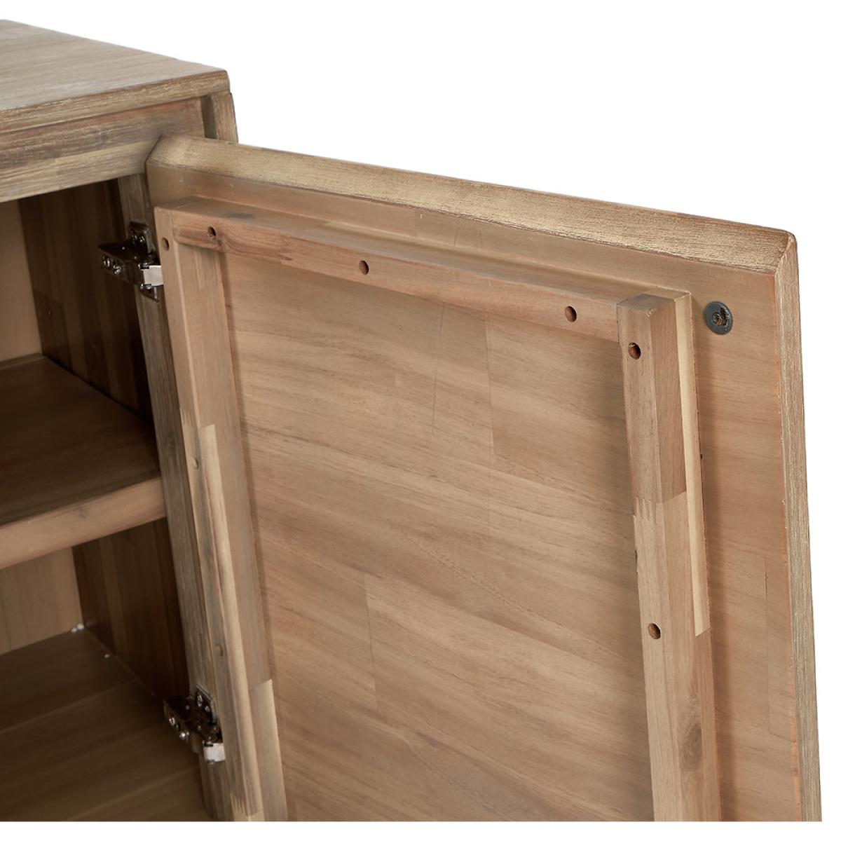 Olivia's Martha Acacia Wood 3 Door Sideboard – image 5