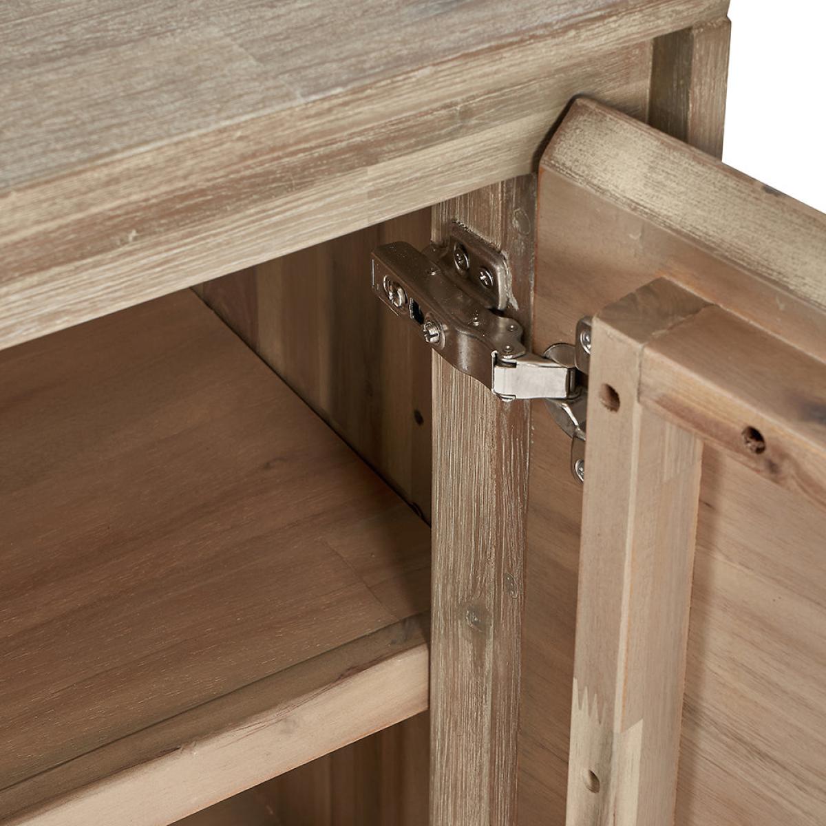 Olivia's Martha Acacia Wood 3 Door Sideboard – image 6
