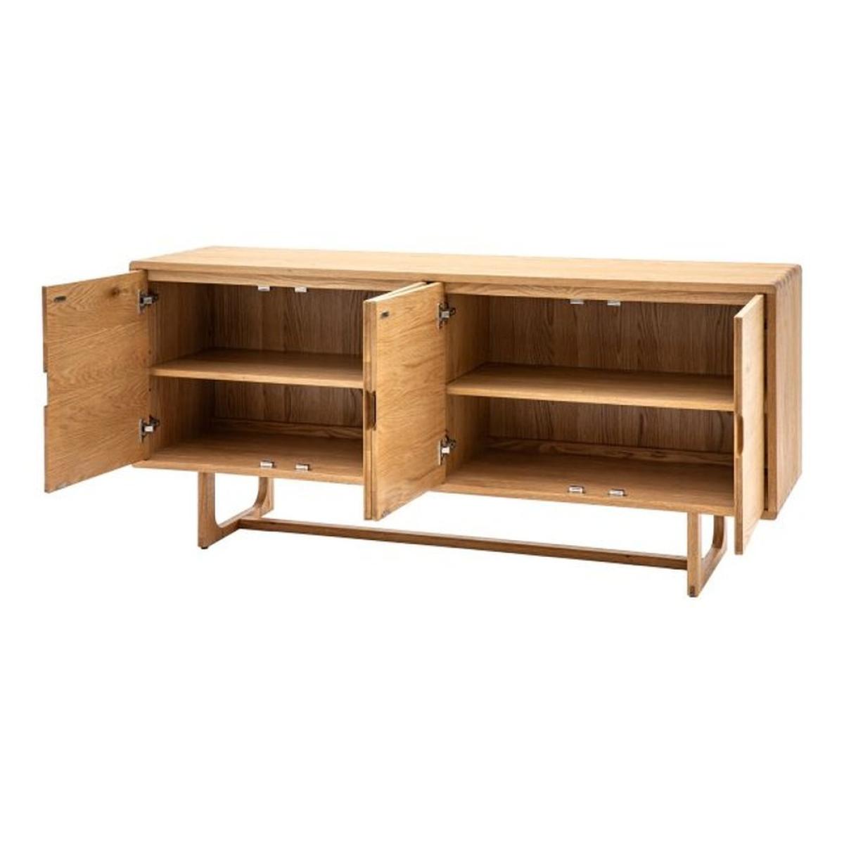 Gallery Interiors Croft 4 Door Sideboard in Natural – image 2