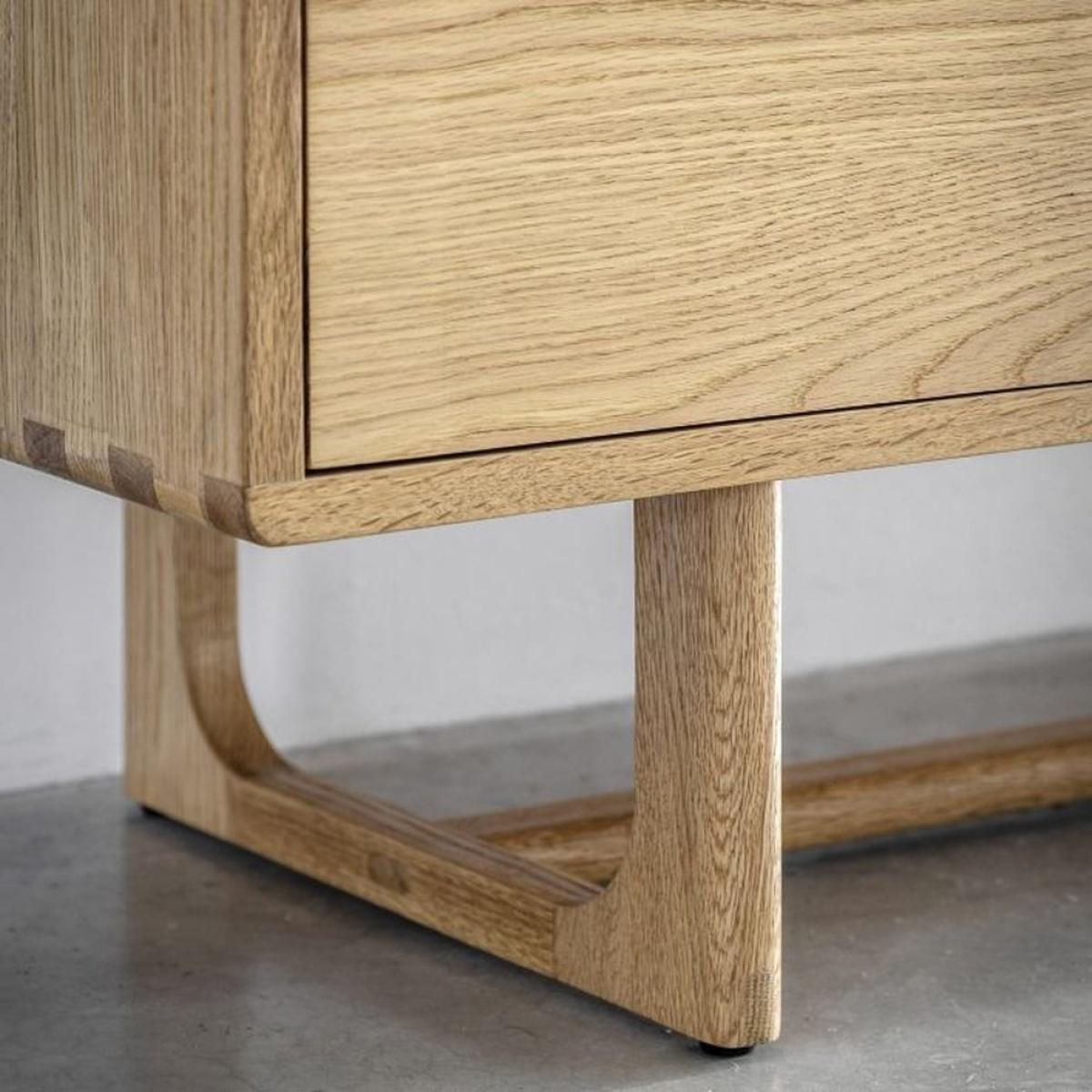 Gallery Interiors Croft 4 Door Sideboard in Natural – image 3