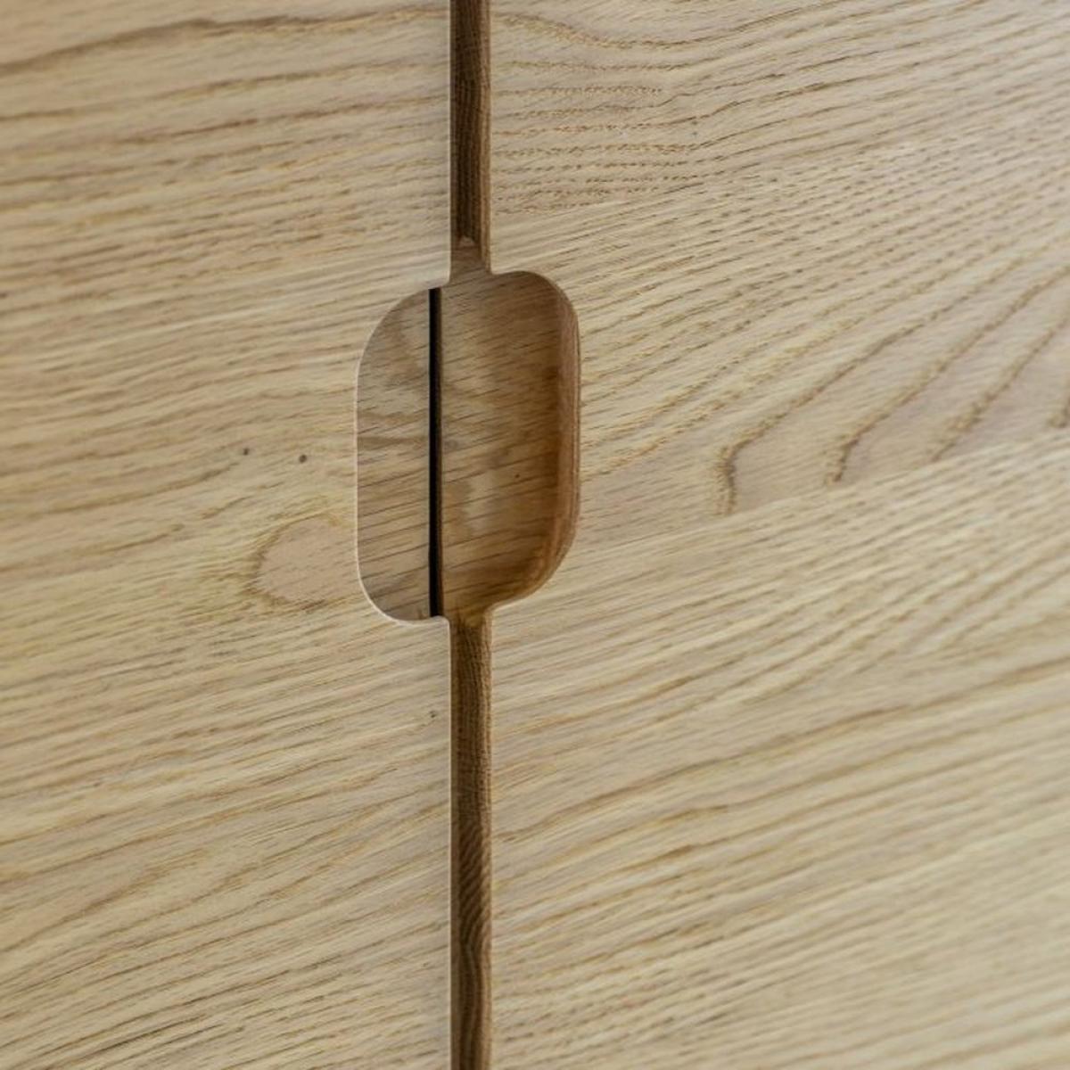 Gallery Interiors Croft 4 Door Sideboard in Natural – image 4