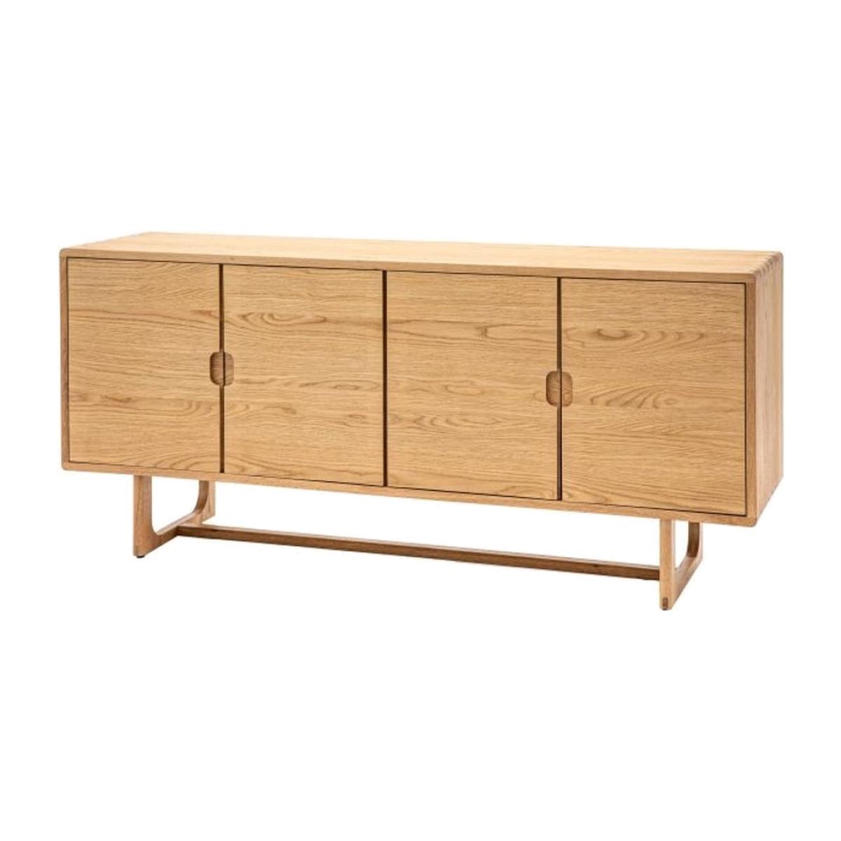 Gallery Interiors Croft 4 Door Sideboard in Natural – image 1