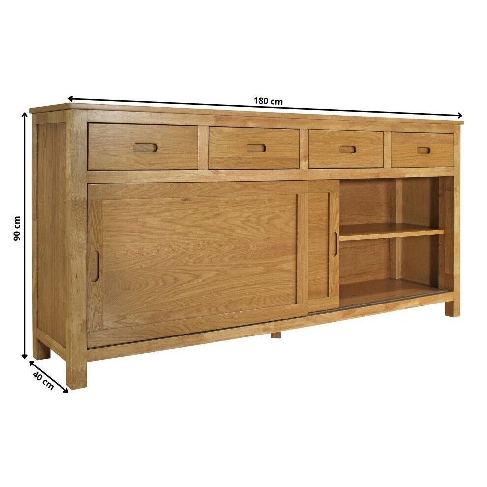 Mao – Rustic Oak Sideboard – 180cm – image 8