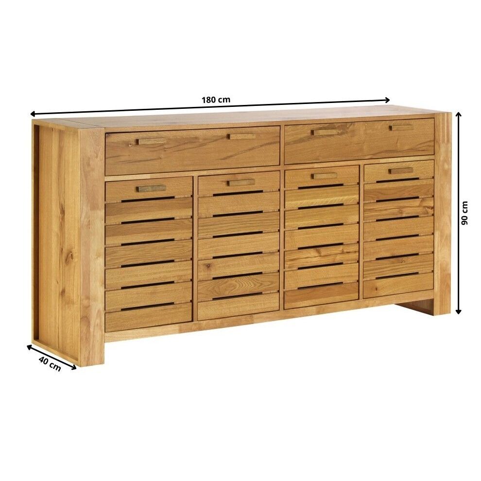 Bali – Rustic Oak Sideboard – 180cm – image 3