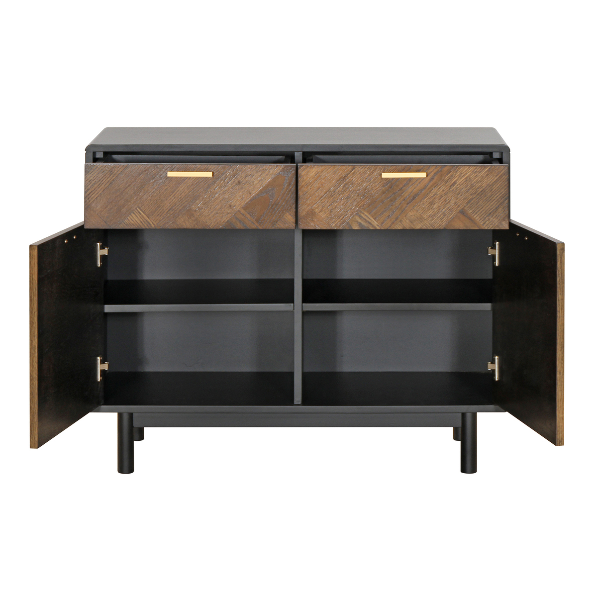 Kensington – Oak Parquet Sideboard – 100cm – image 3