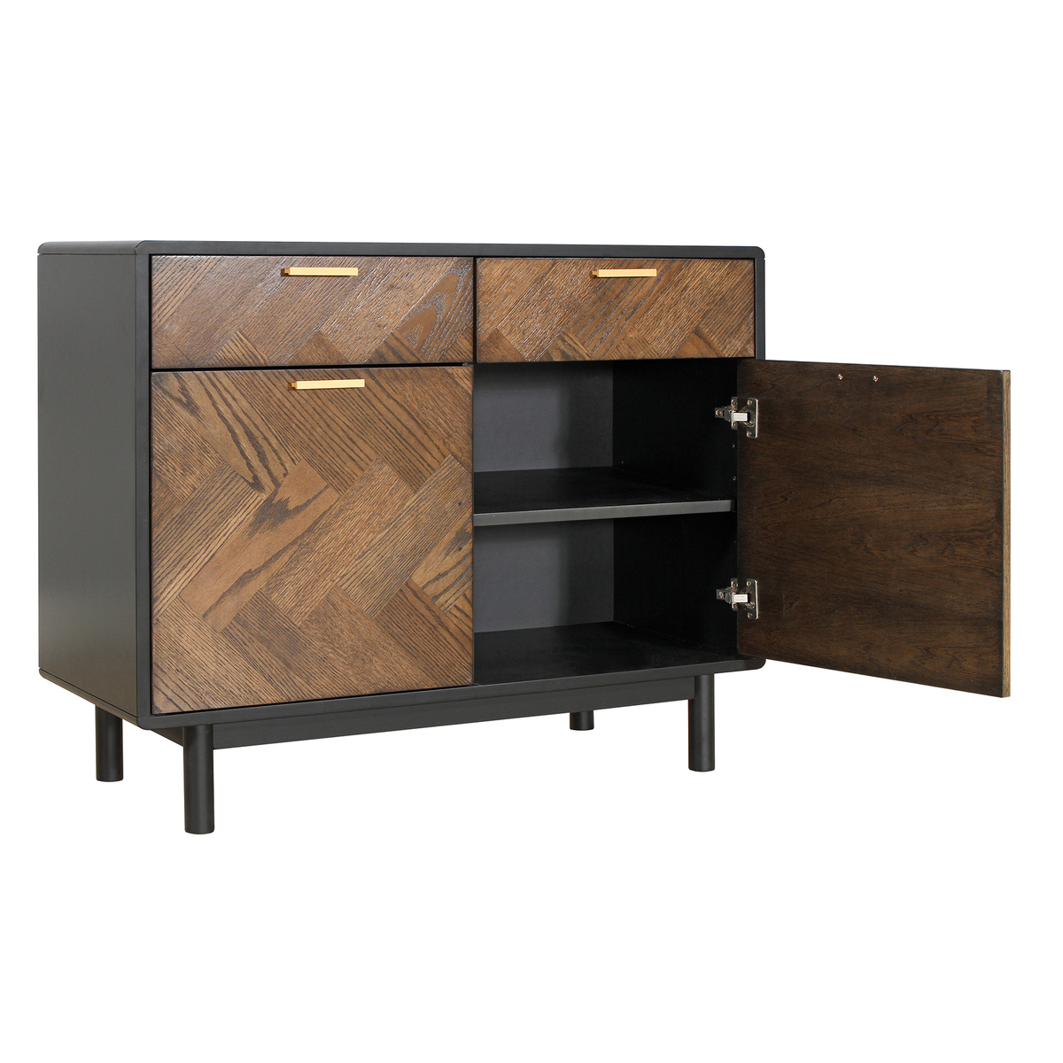 Kensington – Oak Parquet Sideboard – 100cm – image 4