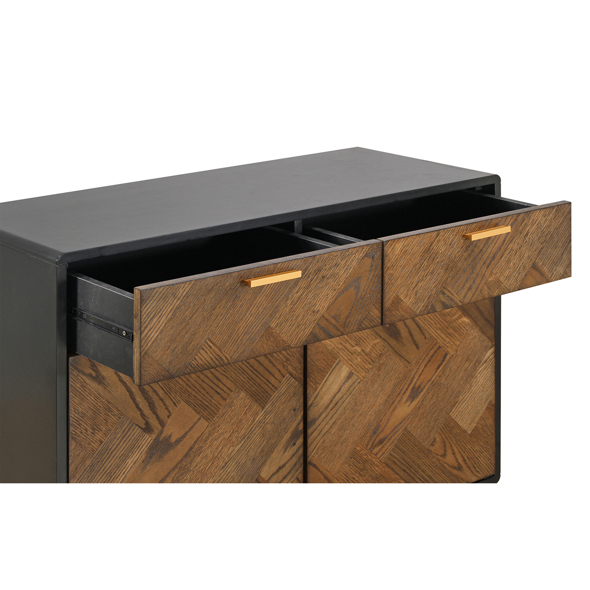 Kensington – Oak Parquet Sideboard – 100cm – image 7
