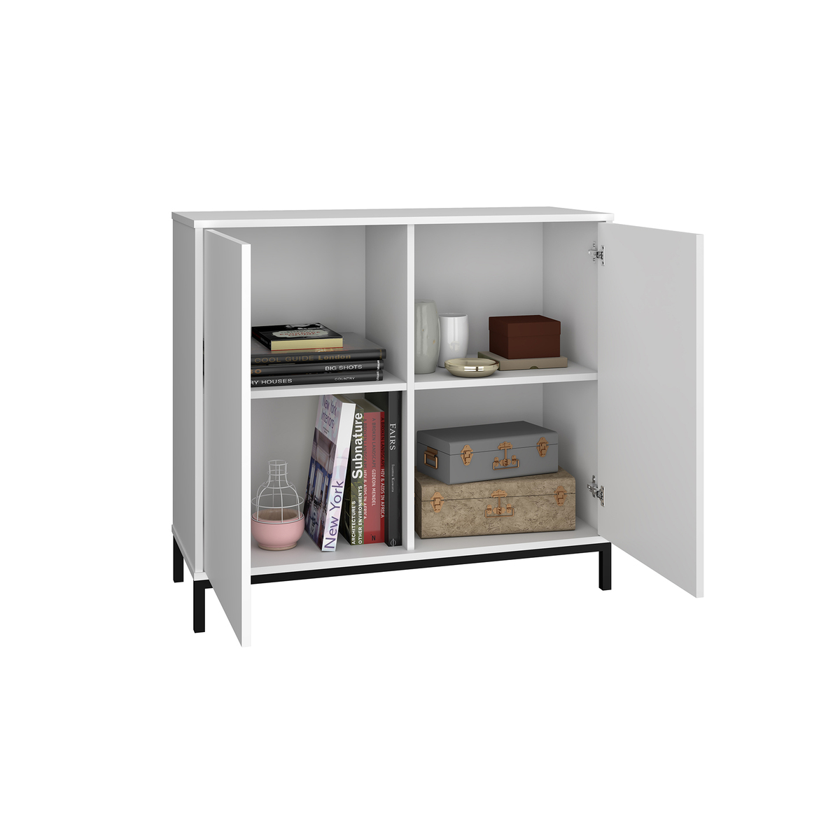 Vola White Sideboard - 2 Doors - 90cm – image 3