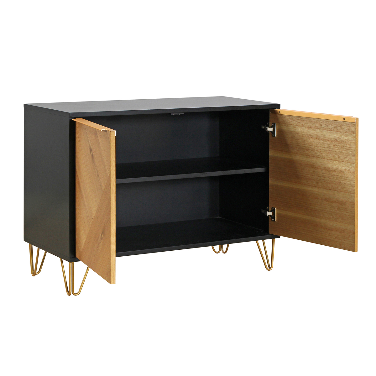 Live – Rustic Light Oak Sideboard – 100cm – image 3