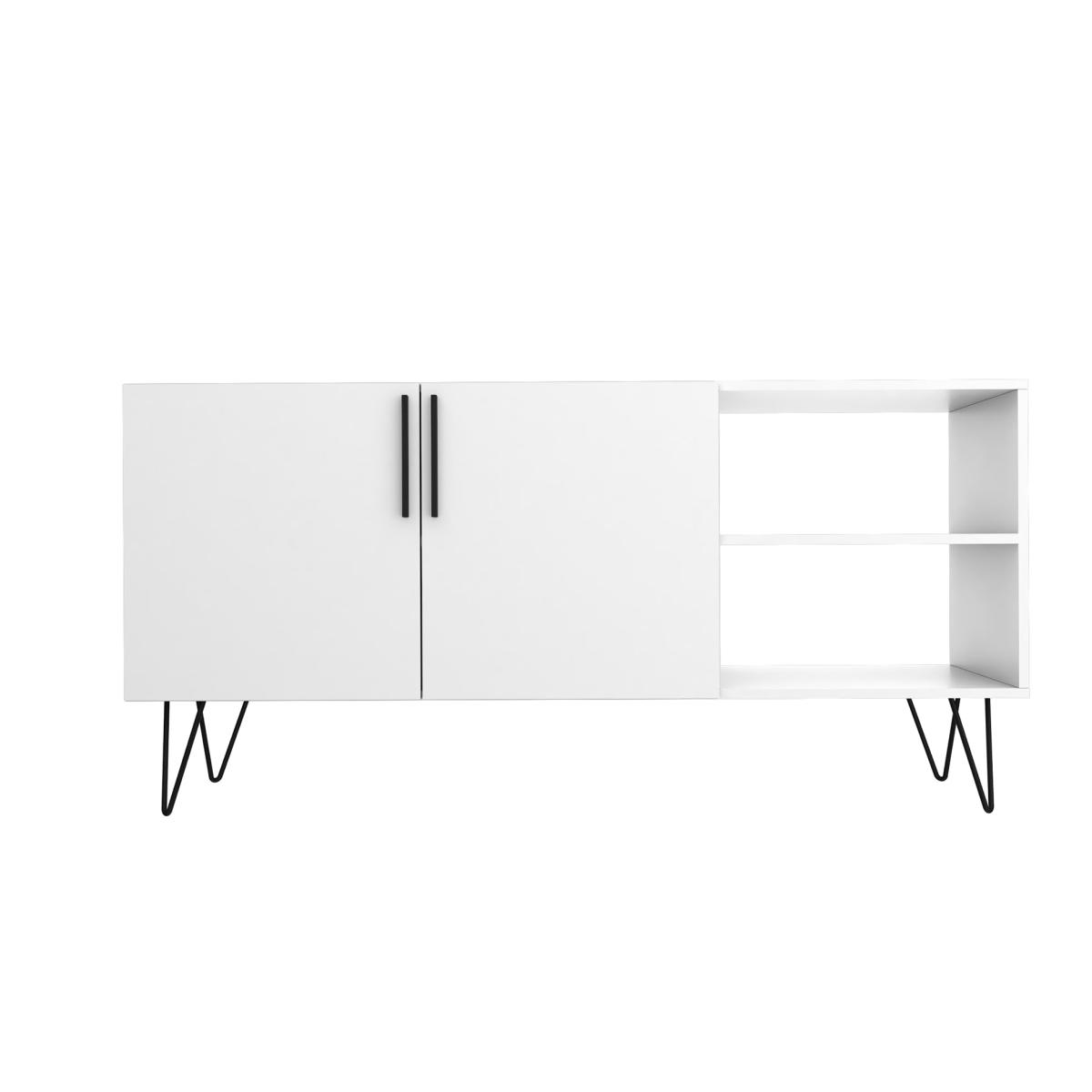 Memphis - White Sideboard with Open Shelves – image 4