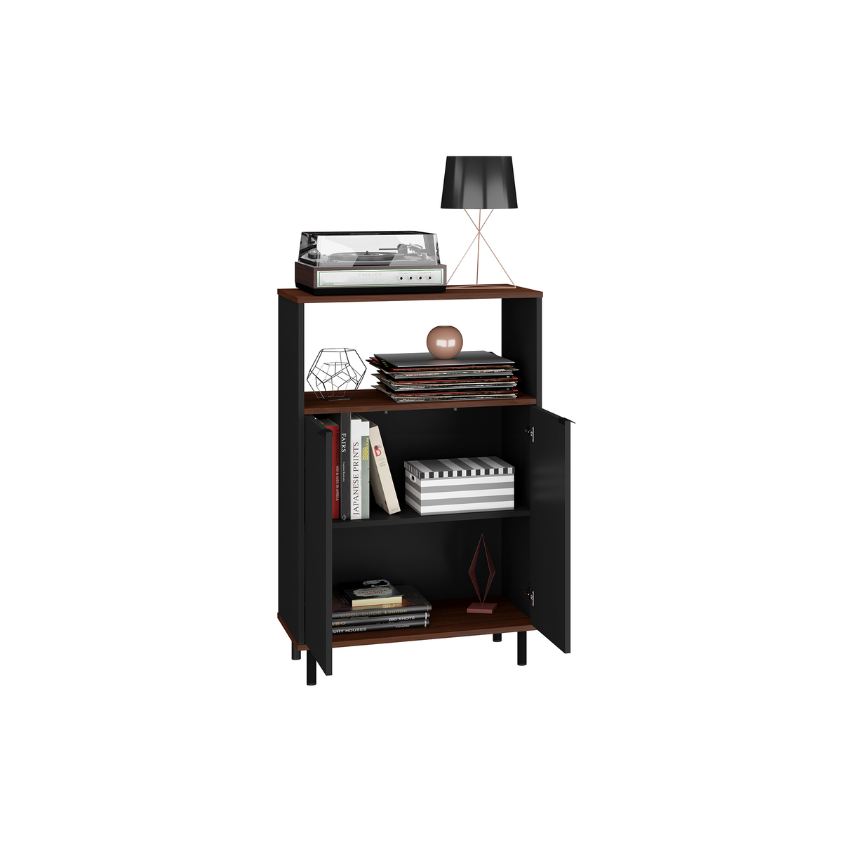 Brooklyn Black Sideboard - 67.5cm – image 3