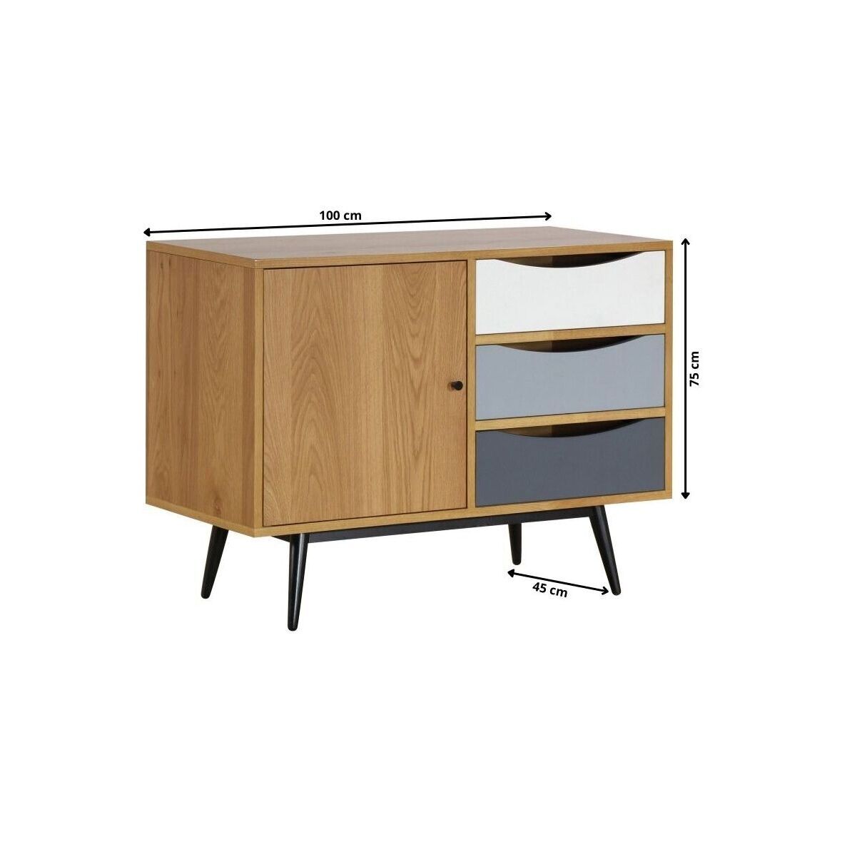 Dansk – Oak Sideboard – 100cm – image 2