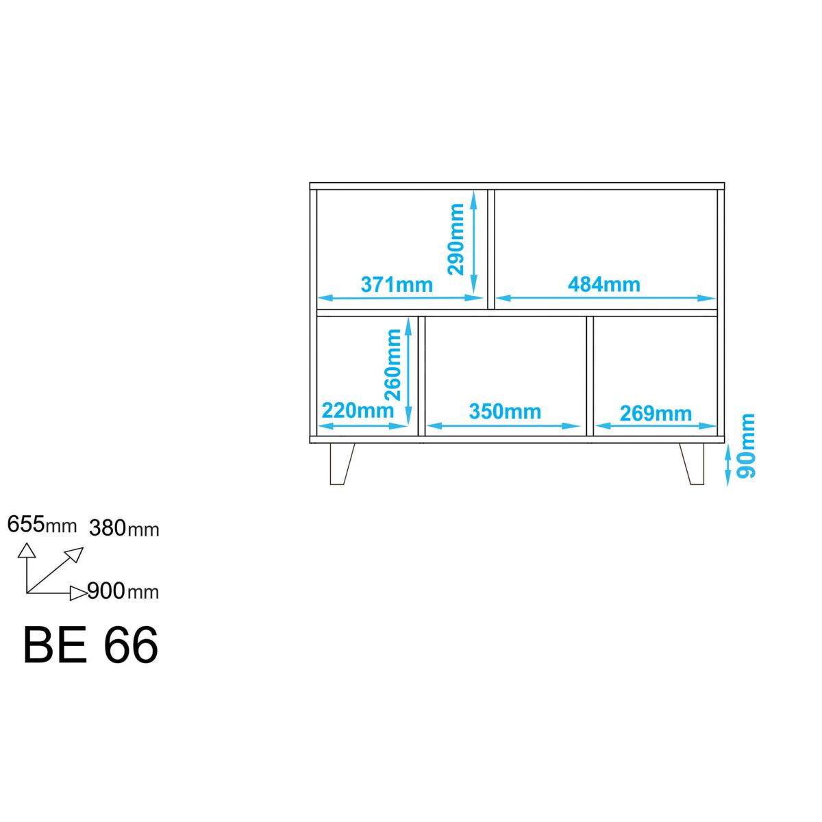 Oslo White Sideboard - 90cm – image 4