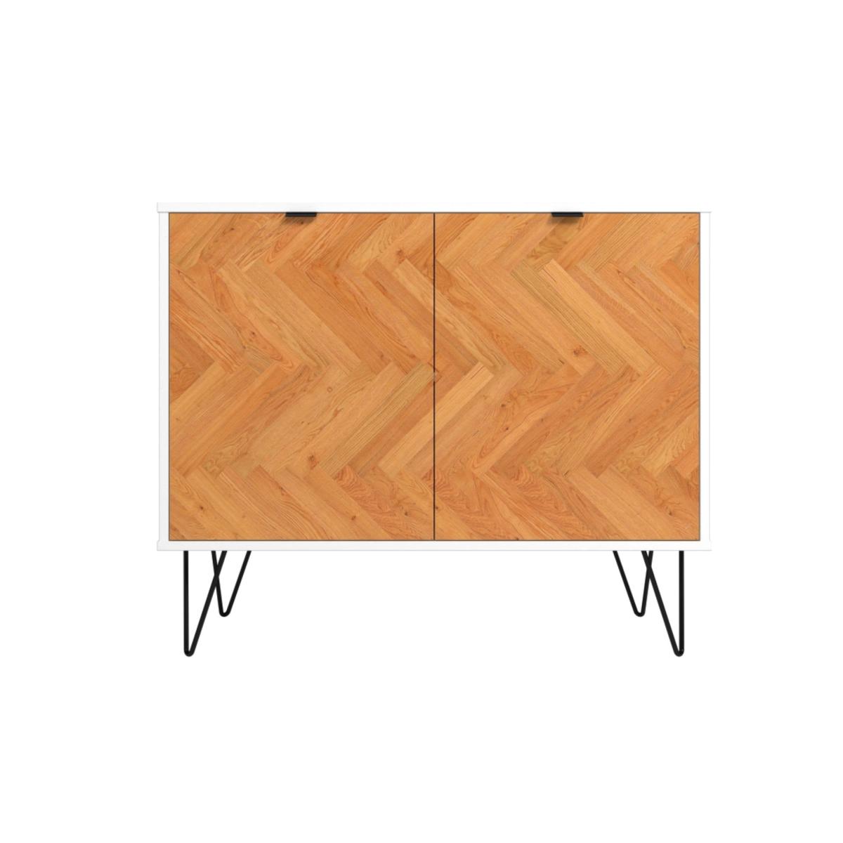 Denver - Oak Parquet Sideboard - White – image 3