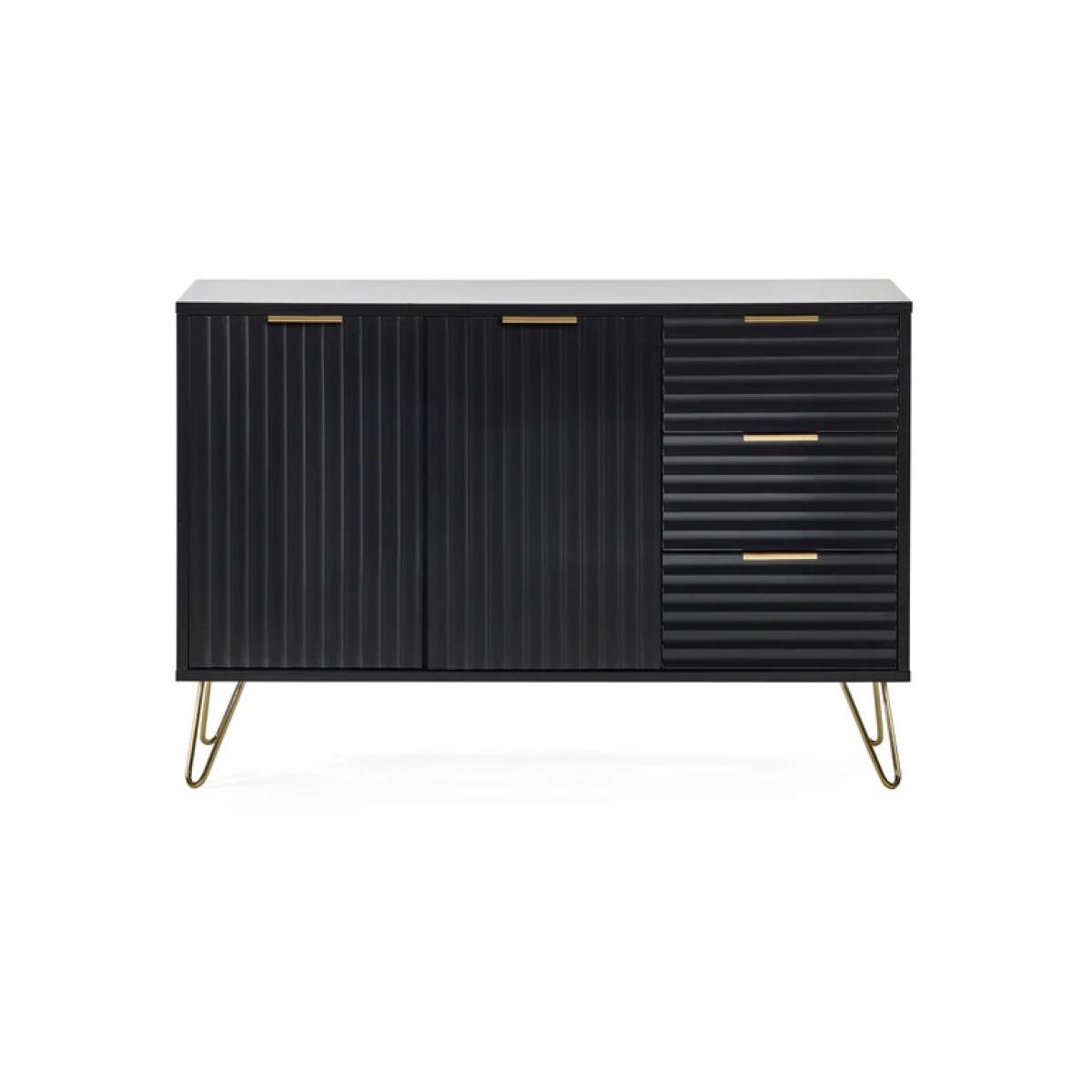 Julian Bowen Murano Large Sideboard - Matt Black In MattBlack – image 2
